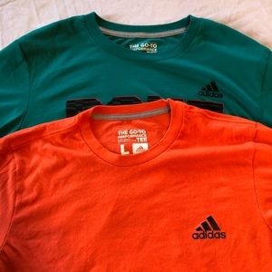 Men’s Adidas Performance T-Shirt Lot (2)